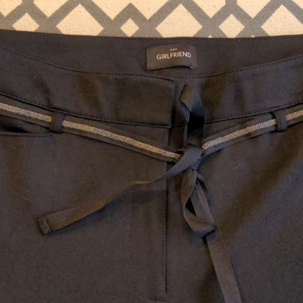 White House black market 8 girlfriend pants black